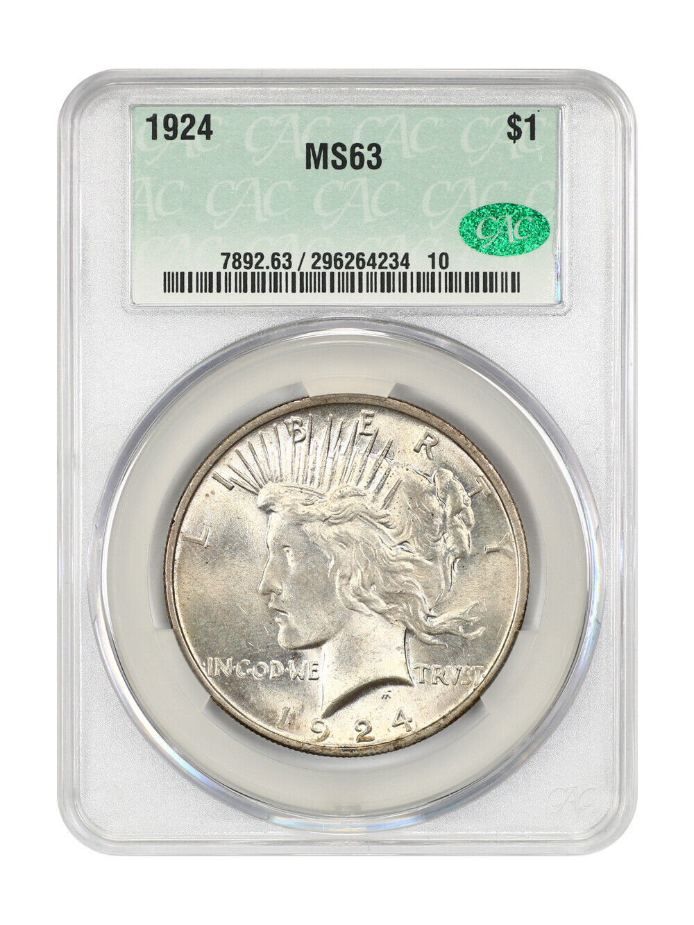 1924 $1 CACG MS63