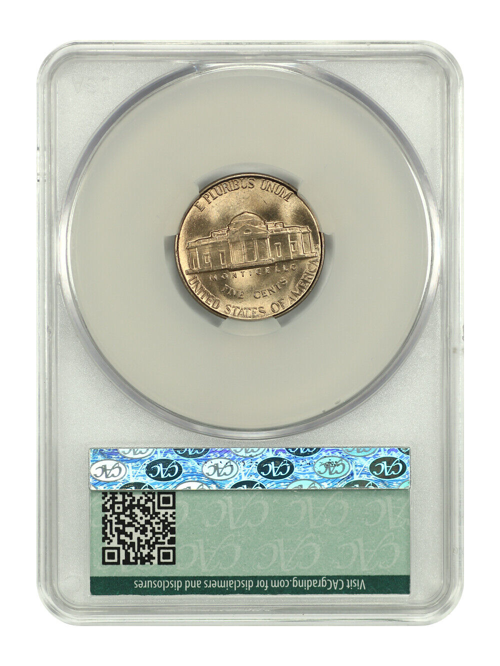 1946-D 5C CACG MS64 - Jefferson Nickel