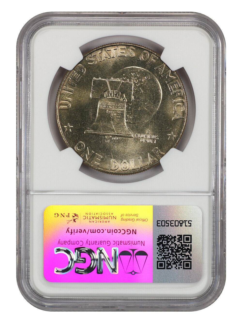 1976 $1 NGC MS65 (Type 1)