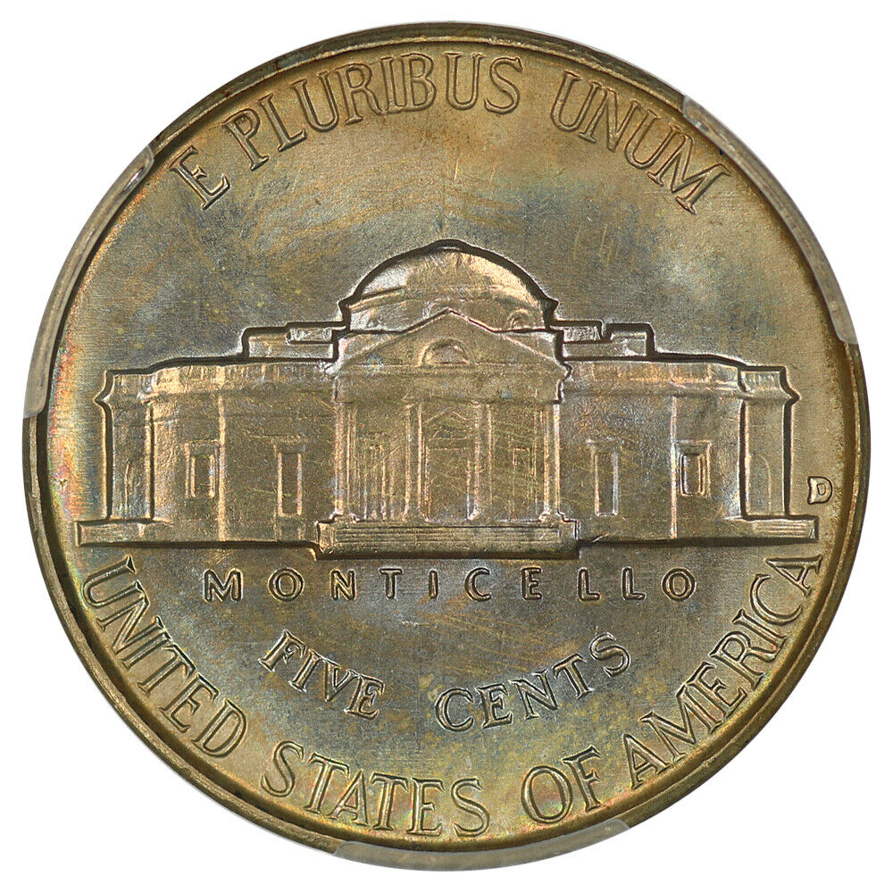 1956-D 5c PCGS MS66+ FS ex: D.L. Hansen