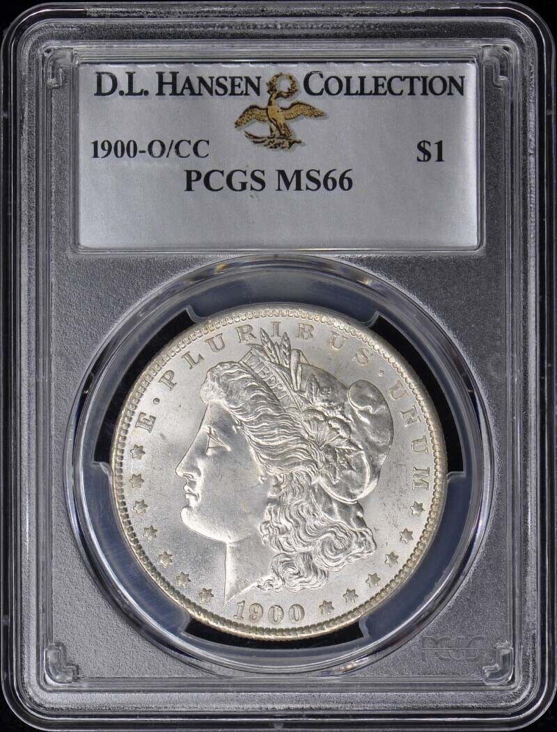 1900-O/CC $1 Overmintmark Morgan Dollar PCGS MS66