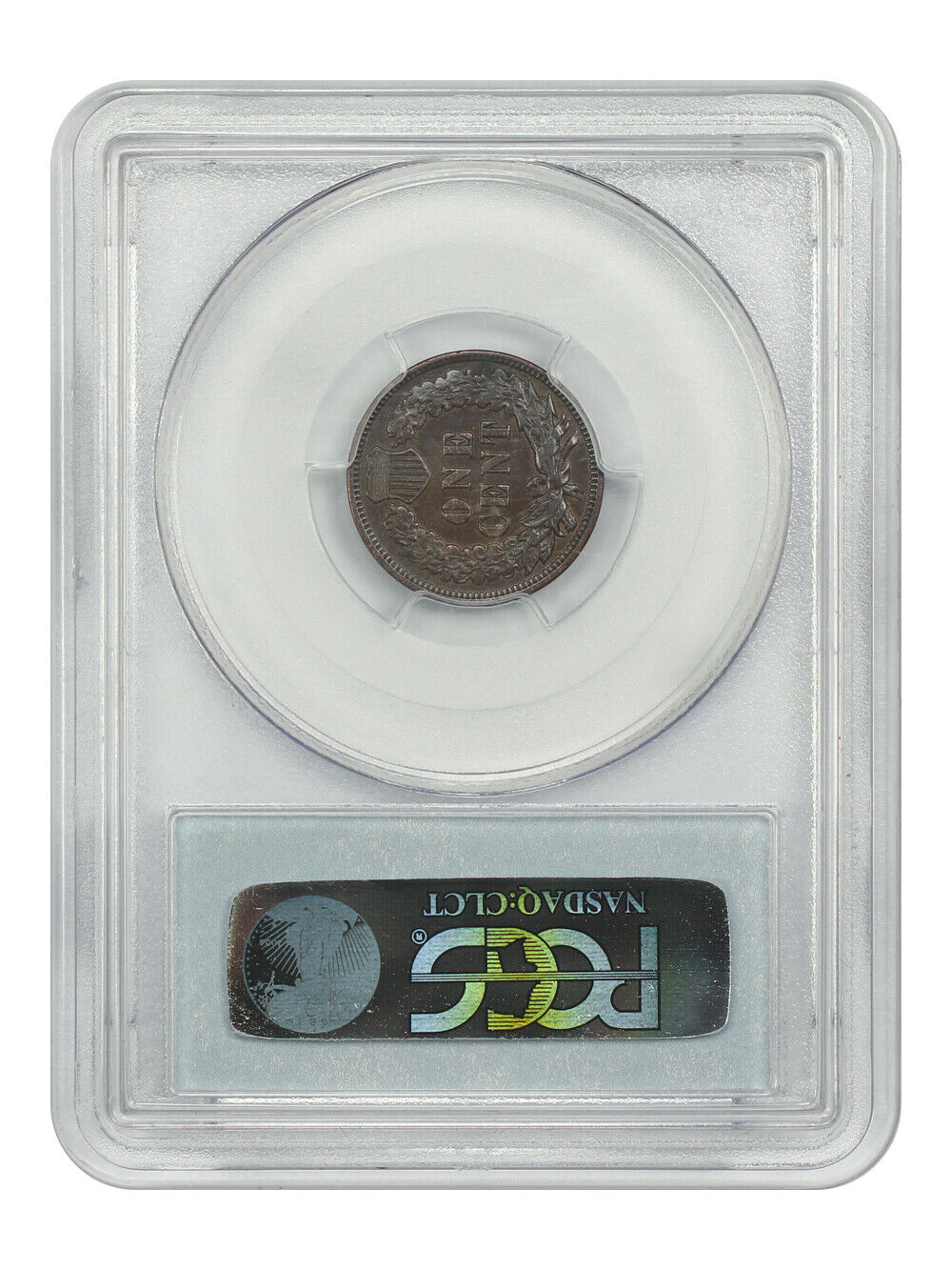 1873 1C PCGS AU50 (Open 3) - Indian Cent - Slightly Better Date