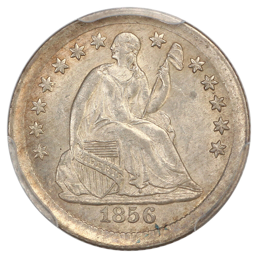 1856 H10C PCGS MS63 - Liberty Seated Half Dime