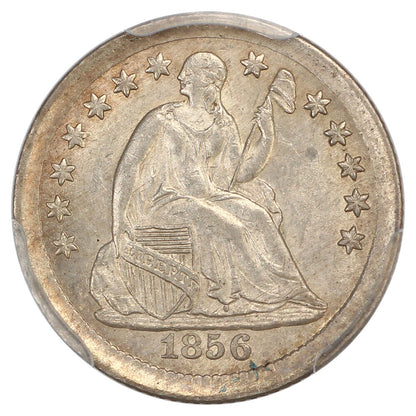 1856 H10C PCGS MS63 - Liberty Seated Half Dime