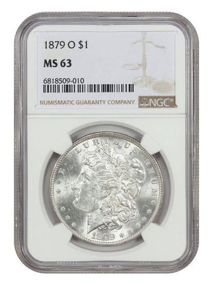 1879-O $1 NGC MS63 - Morgan Dollar