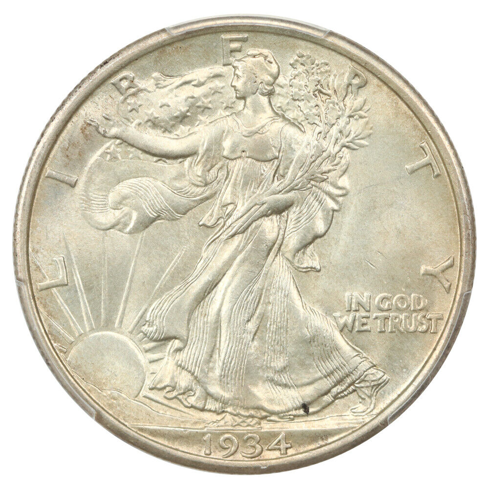 1934 50C PCGS MS64 - Walking Liberty Half Dollar