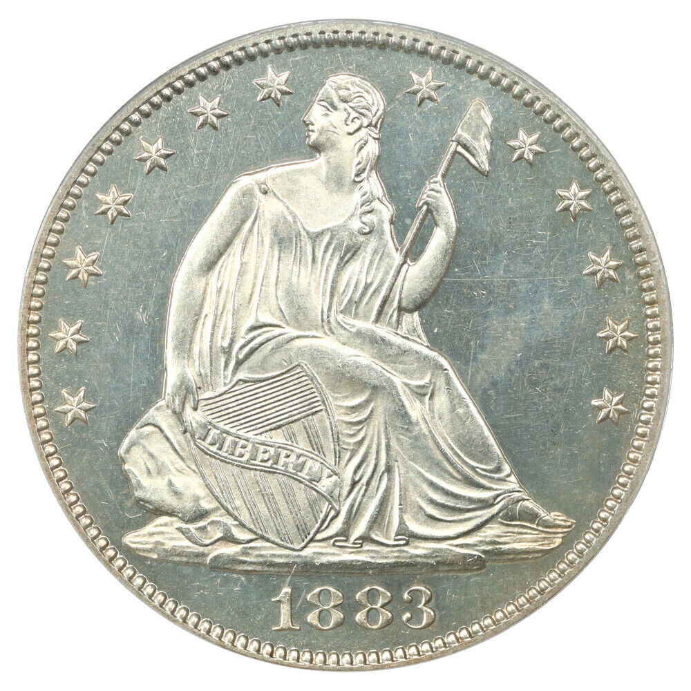 1883 50C PCGS PR63CAM - Liberty Seated Half Dollar