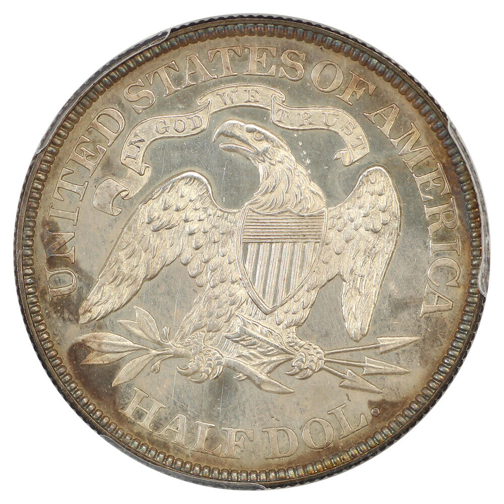 1872 50C PCGS PR64+CAM ex: D.L. Hansen