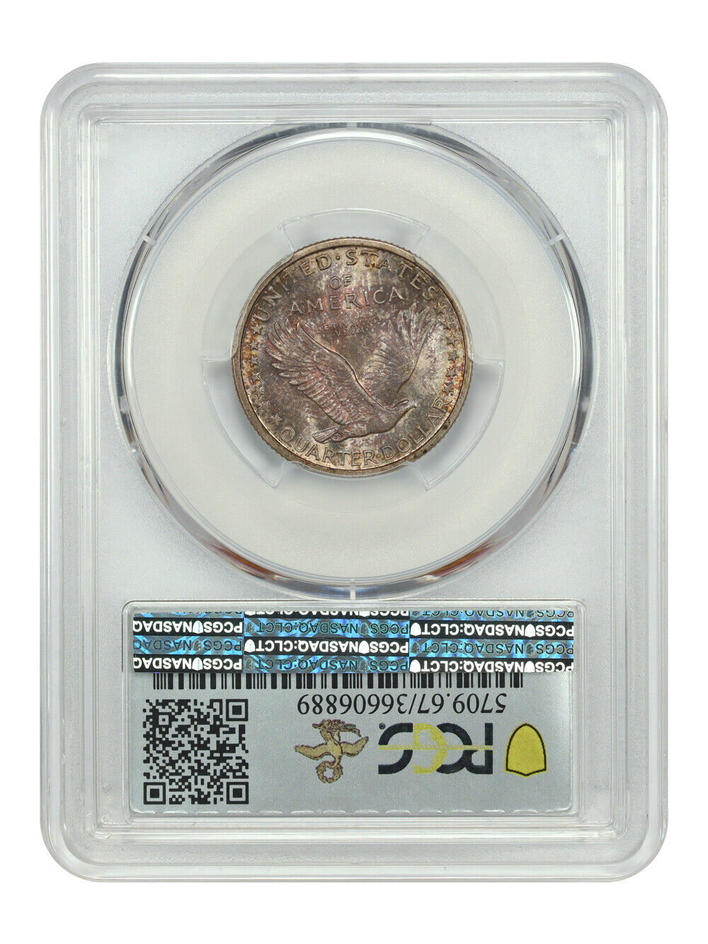 1917-D 25C PCGS MS67FH (Type 1) ex: D.L. Hansen