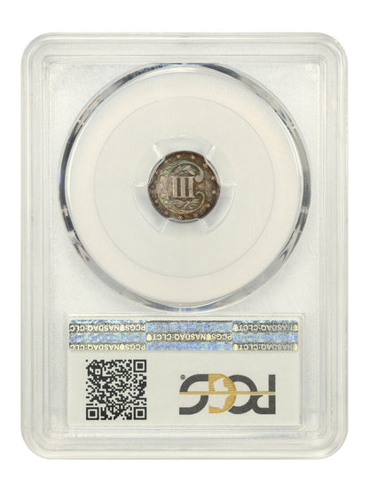 1863 3CS PCGS PR66+