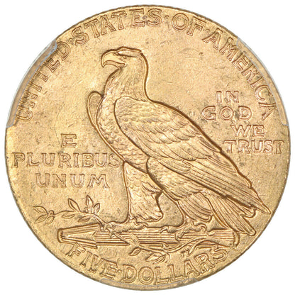 1909 $5 PCGS/CAC MS63 - Indian $5