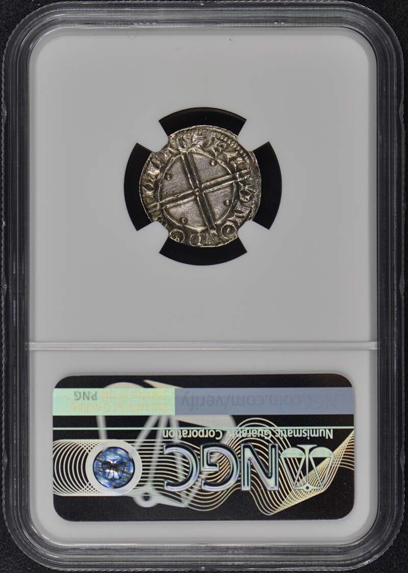 (1040-42) England Penny S-1170 Harthacnut NGC MS63 Top Pop 1/0