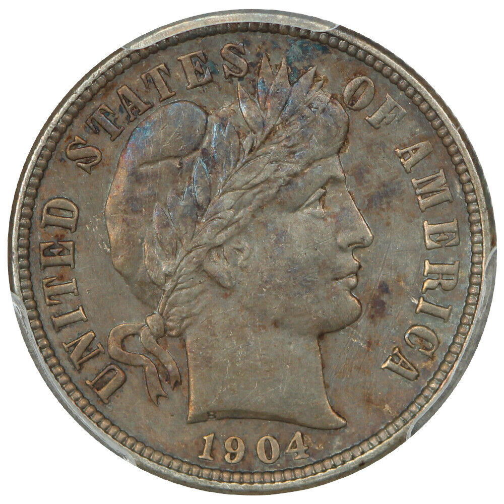 1904-S 10C PCGS XF45 - Barber Dime - Key Date