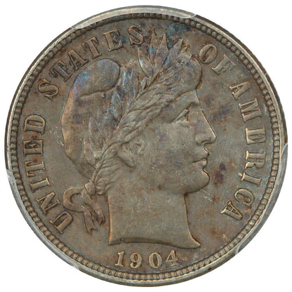 1904-S 10C PCGS XF45 - Barber Dime - Key Date