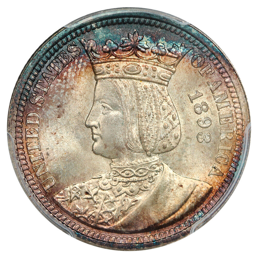 1893 25C Isabella PCGS/CAC MS67 - Classic Silver Commemorative