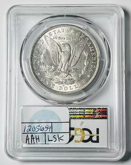 1896 O Morgan Silver Dollar PCGS AU-55