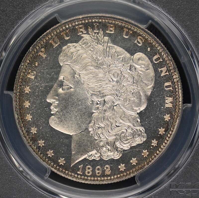 1892 $1 Morgan Dollar PCGS PR67+ (CAC)