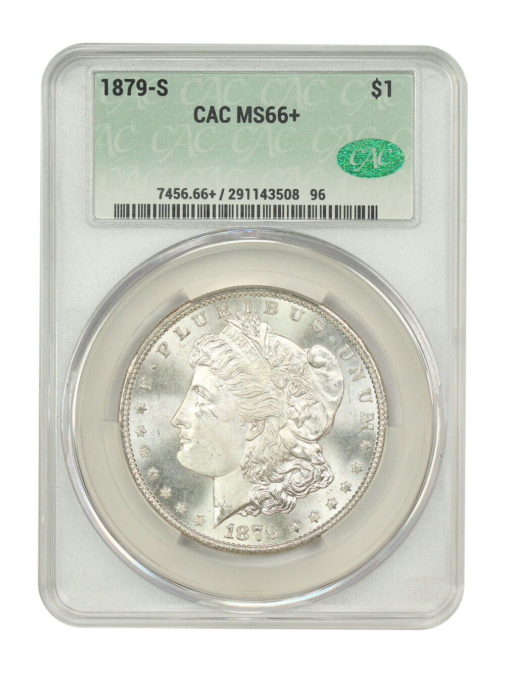 1879-S $1 CACG MS66+ - Morgan Dollar