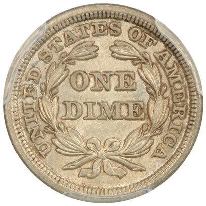 1845 10C PCGS MS63 ex: D.L. Hansen