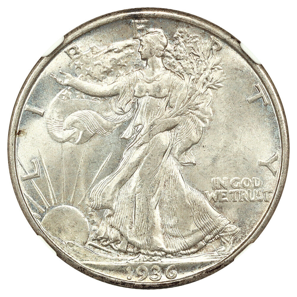 1936-D 50C NGC MS65 - Walking Liberty Half Dollar