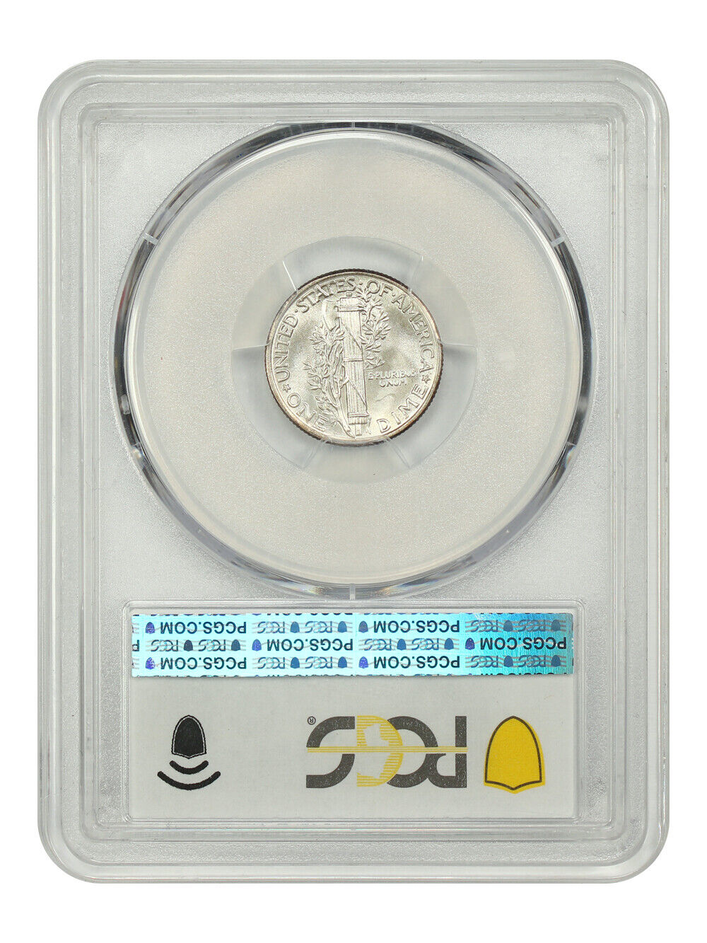 1943 10C PCGS MS68FB - Mercury Dime