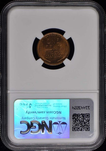 1909-S VDB Wheat Reverse Lincoln Cent 1C NGC MS66RB