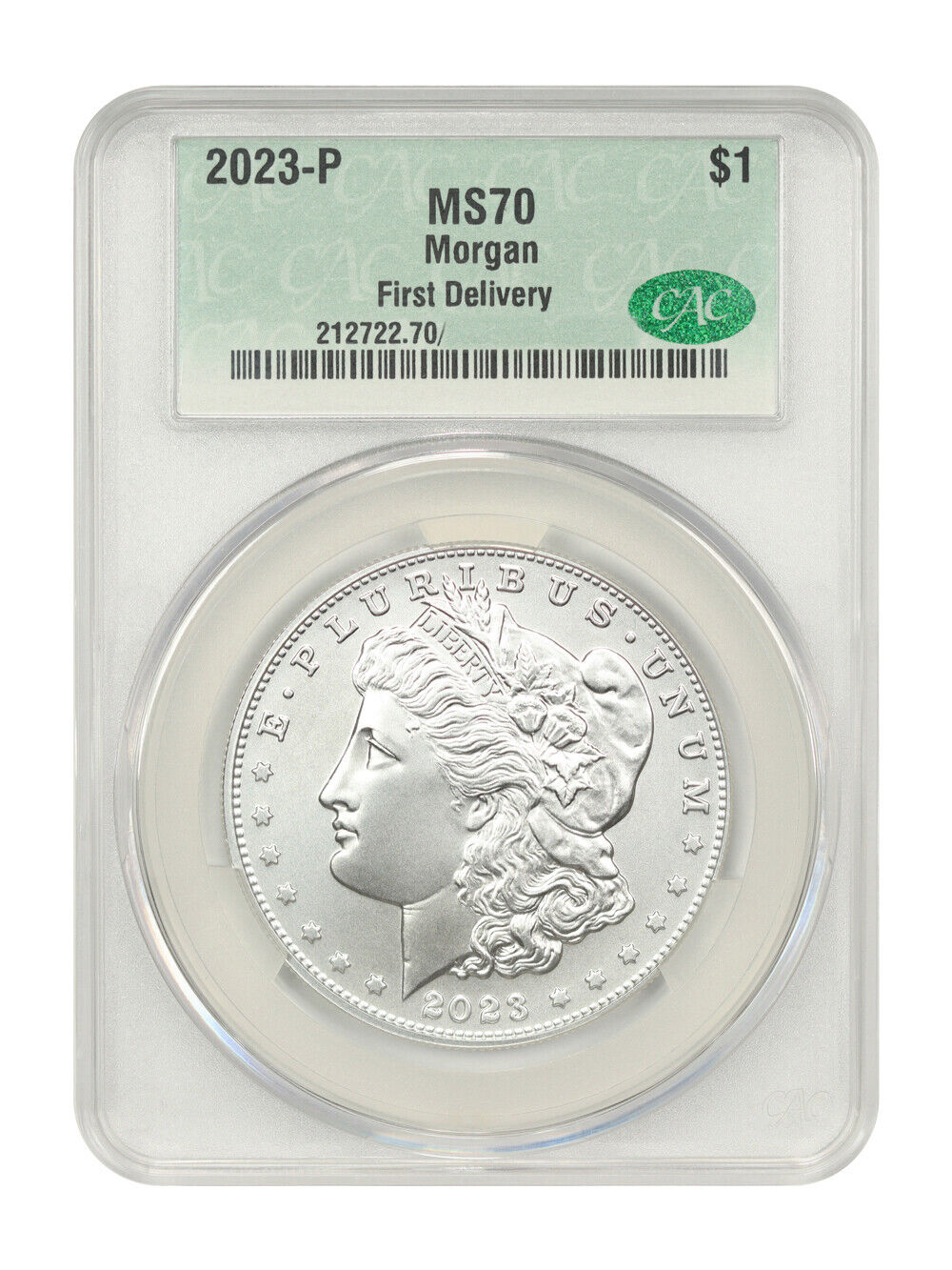 2023-P $1 Morgan Dollar CACG MS70 (First Delivery)