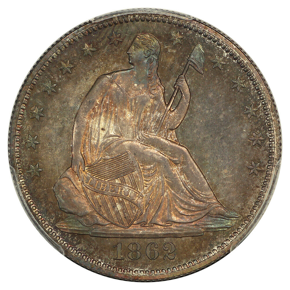 1862 50C PCGS PR65 ex: D.L. Hansen