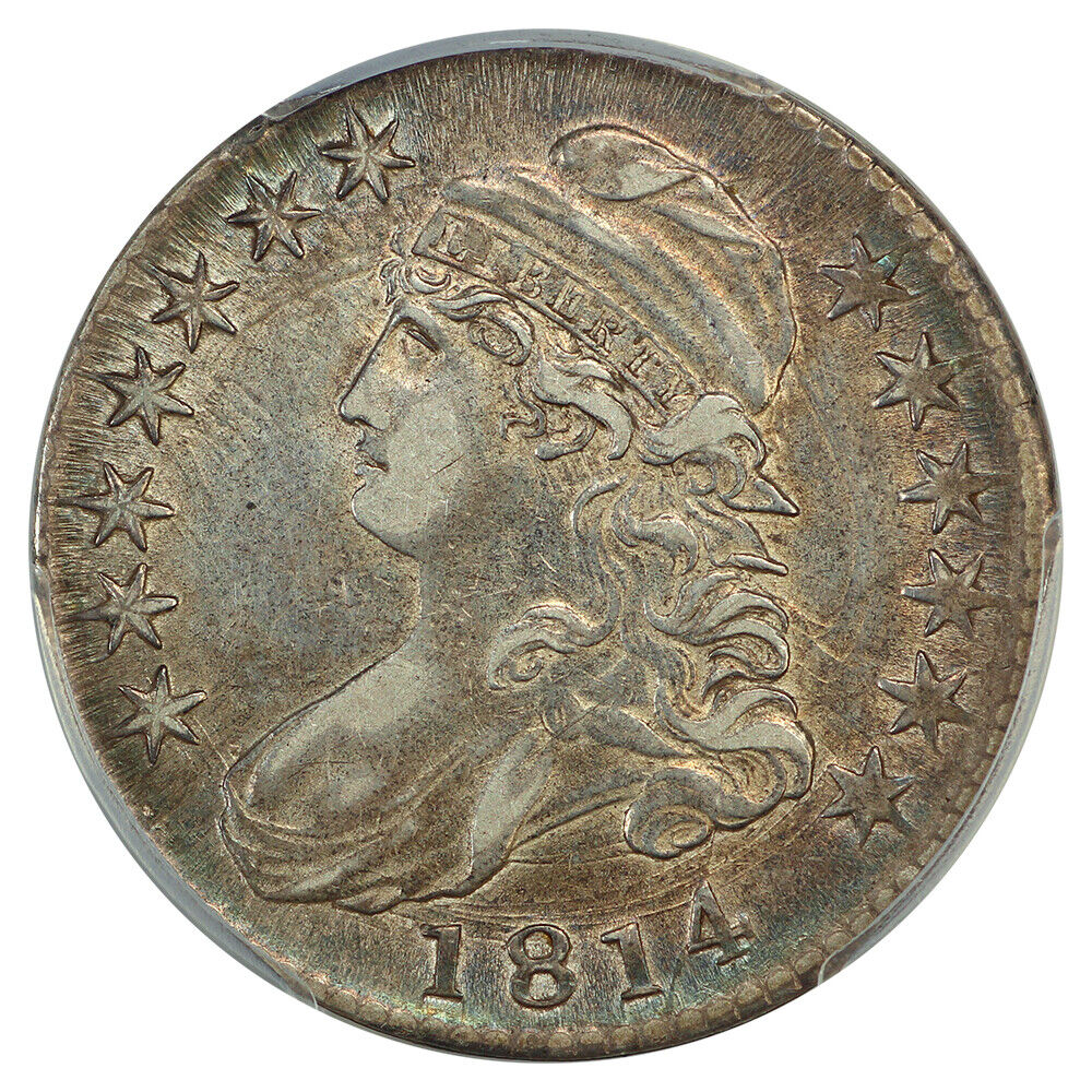 1814 50C PCGS XF45 (E/A) - Capped Bust Half Dollar - Tough Variety!