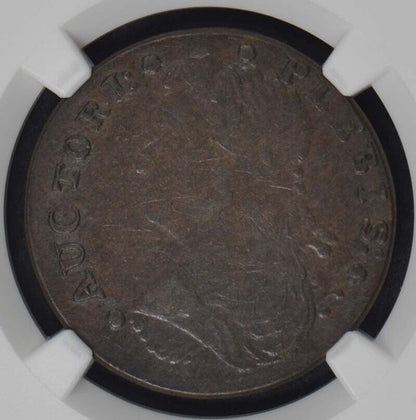 1787 AUCTORI PLEBIS COLONIAL TOKEN NGC AU58BN Pop 3/0