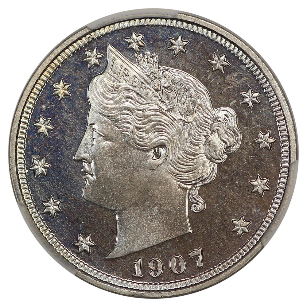 1907 5C CACG PR67 ex: D.L. Hansen - Liberty Nickel