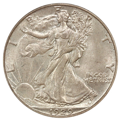 1929-S 50C PCGS MS64 - Walking Liberty Half Dollar