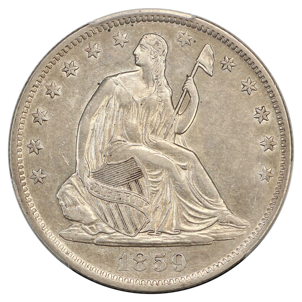 1859-O 50C PCGS XF45 - Liberty Seated Half Dollar