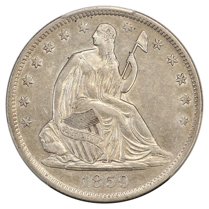 1859-O 50C PCGS XF45 - Liberty Seated Half Dollar