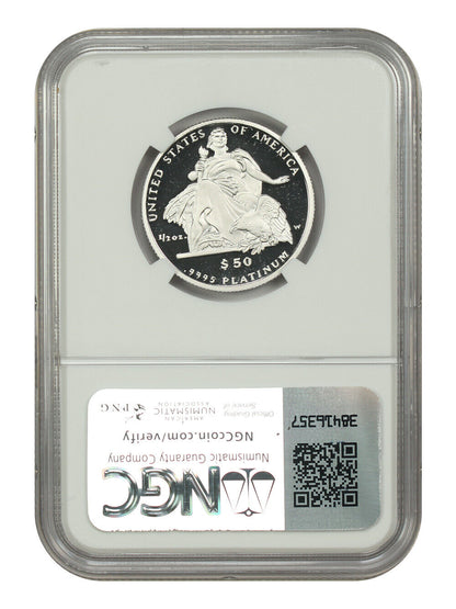 2004-W $50 Statue of Liberty NGC PR70DCAM - $50 Platinum Eagles