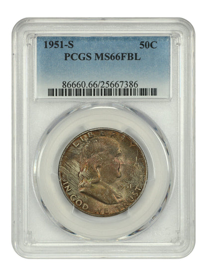 1951-S 50C PCGS MS66FBL