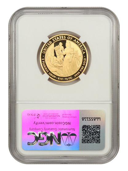 2010-W $10 Mary Lincoln NGC PR70DCAM