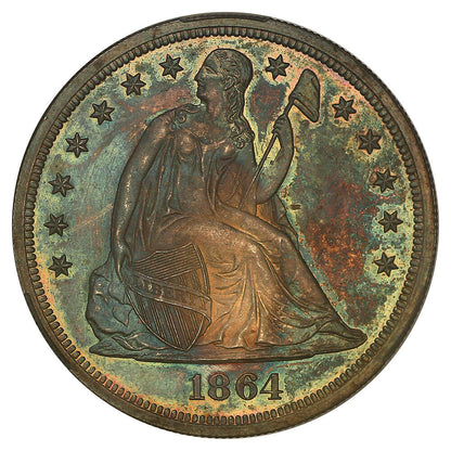 1864 $1 CACG PR65 ex: D.L. Hansen - Liberty Seated Dollar