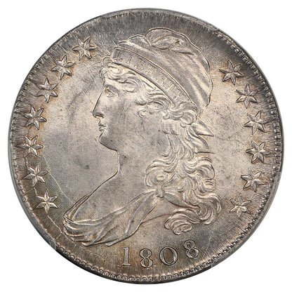 1808/7 50C PCGS MS63 ex: D.L. Hansen