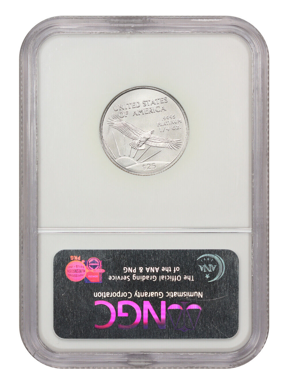 2008 $25 Statue of Liberty NGC MS70