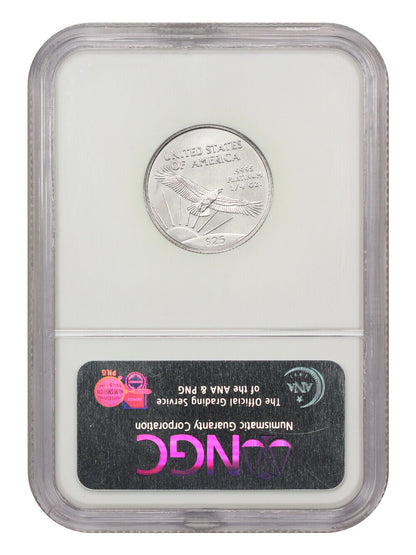 2008 $25 Statue of Liberty NGC MS70