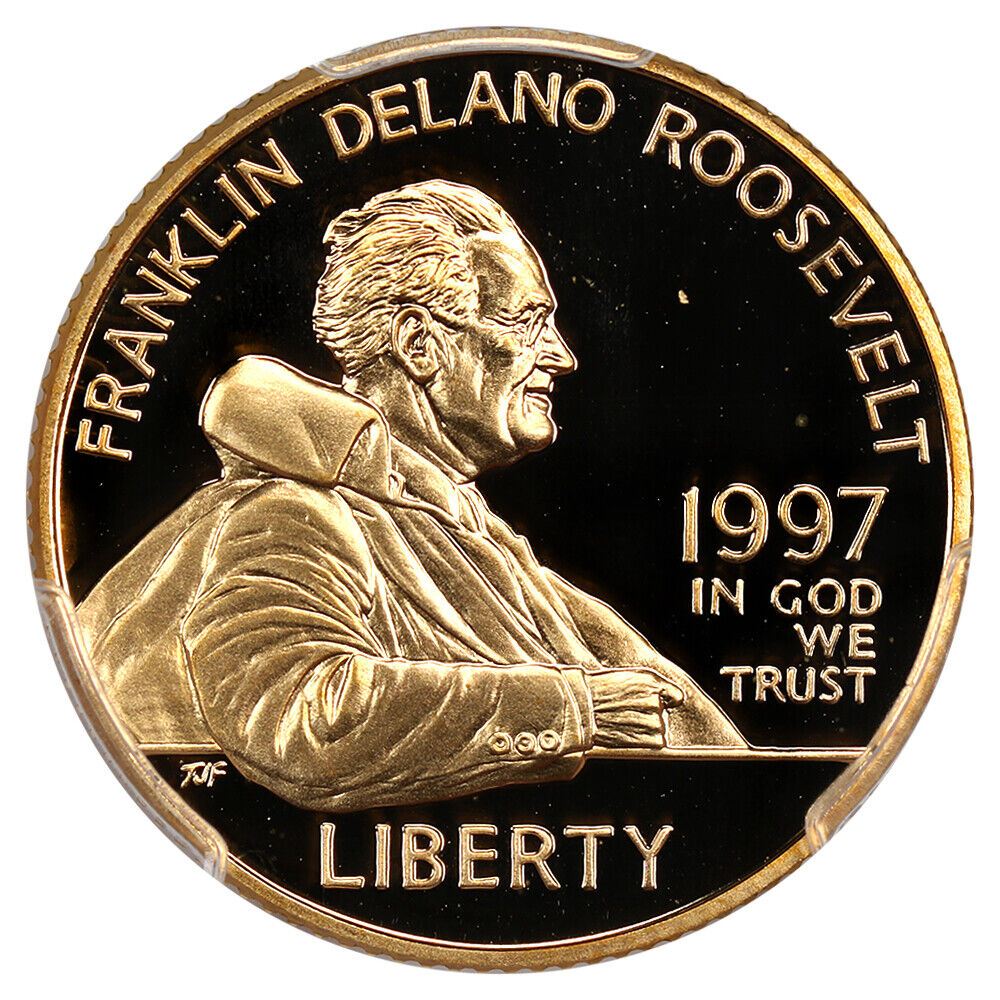 1997-W Franklin D. Roosevelt $5 PCGS Proof 69 DCAM ex: D.L. Hansen