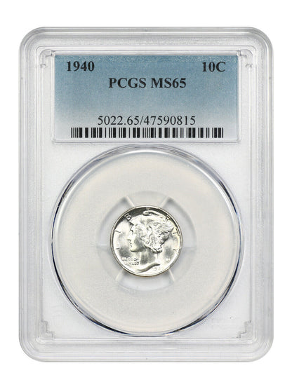 1940 10C PCGS MS65