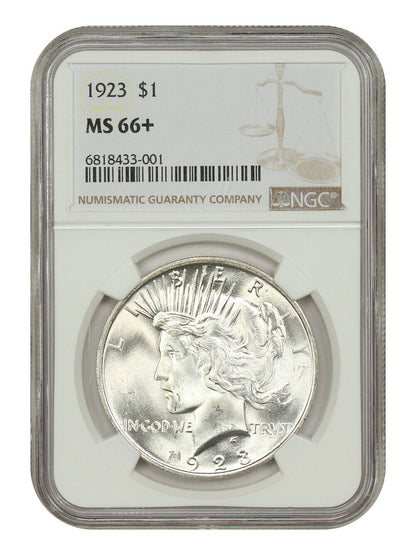 1923 $1 NGC MS66+ - Peace Dollar