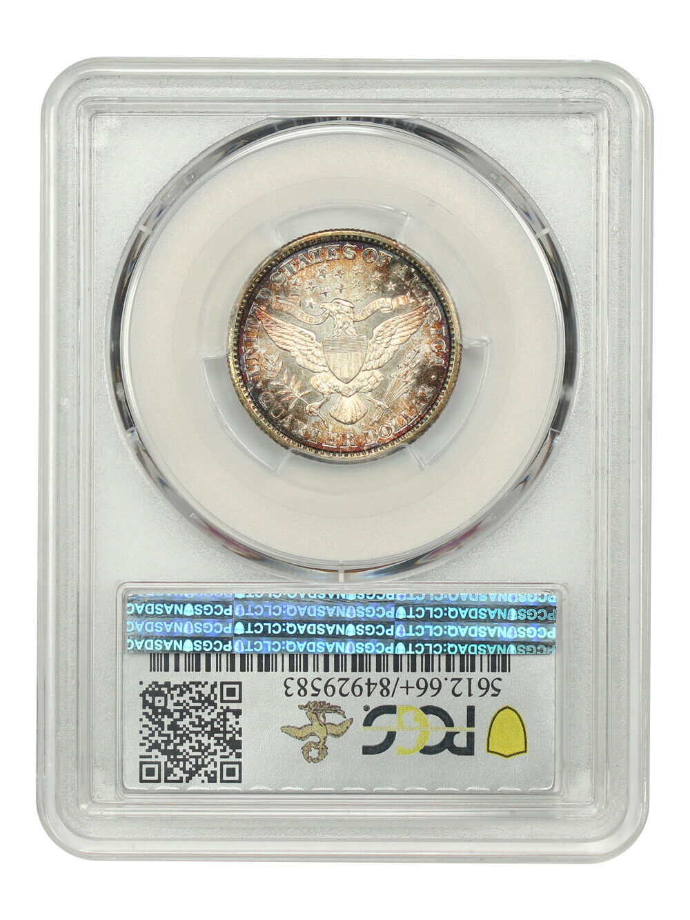 1895-S 25C PCGS/CAC MS66+ ex: D.L. Hansen - Barber Quarter