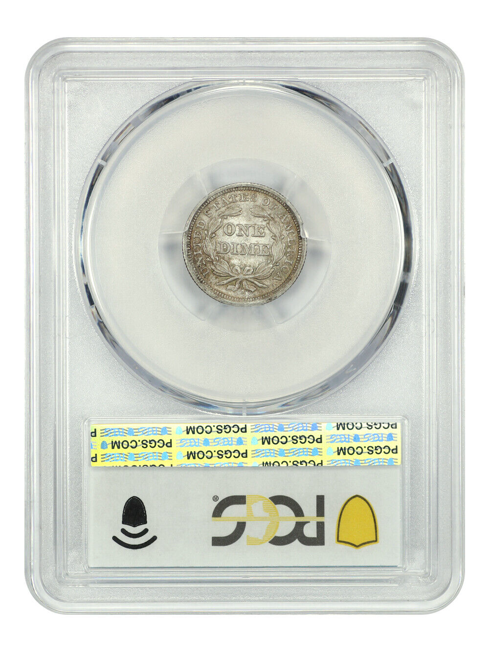 1849 10C PCGS MS62