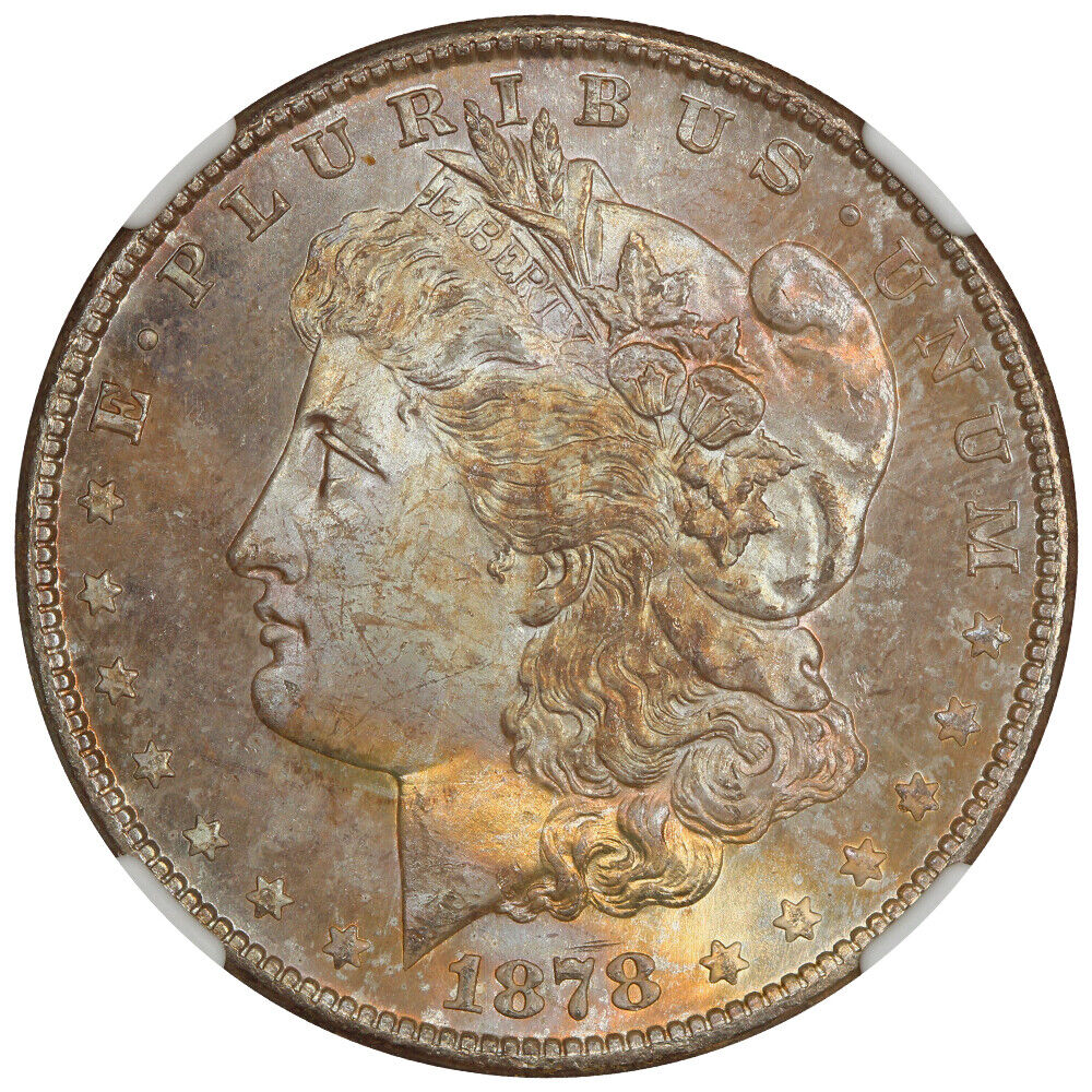 1878-S $1 NGC MS66