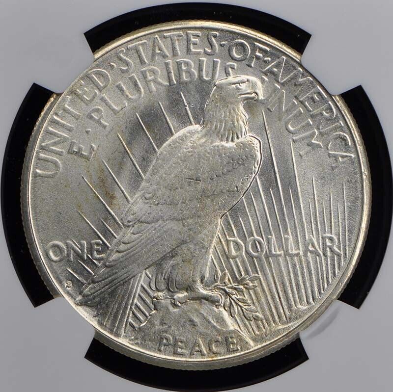 1922-S Peace Dollar S$1 NGC MS66