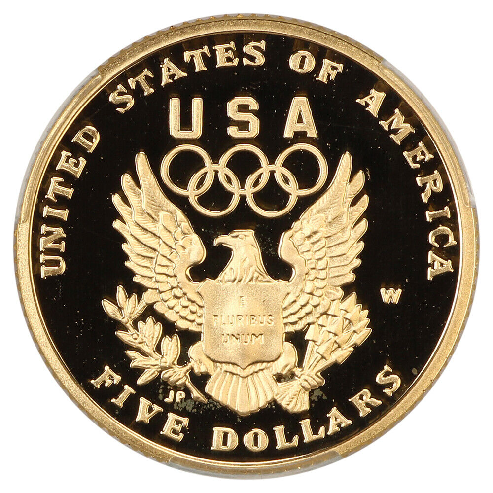 1992-W $5 XXV Olympics CACG PR69DCAM (Sprinter) - $5 Modern Gold Commemoratives