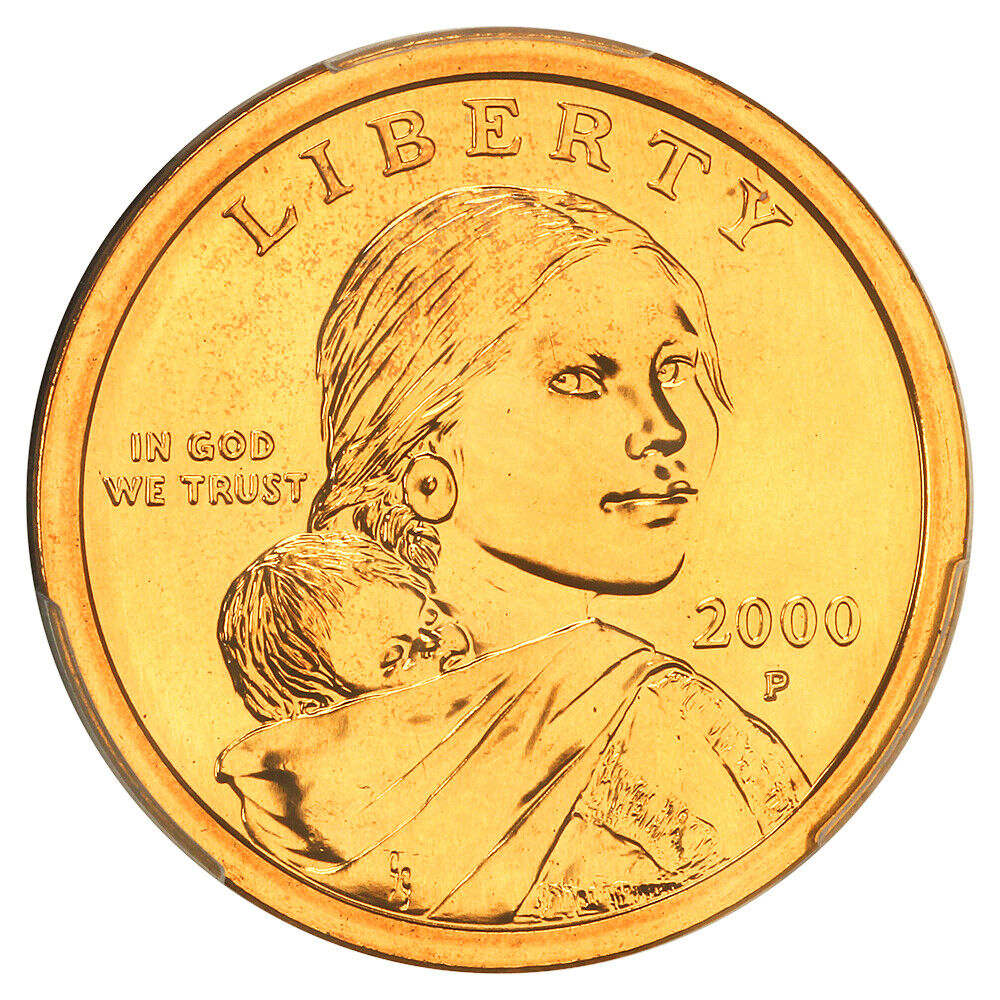 2000-P SAC$1 PCGS SP66 (Goodacre Presentation) - Sacagawea Dollar